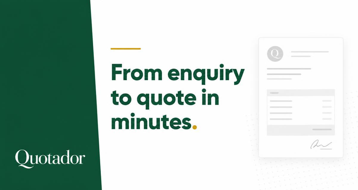 Uotaton Quotador | Professional Quotation Software & Quote Builder